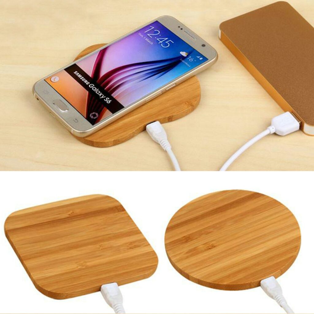10W Bamboo Wireless Charger