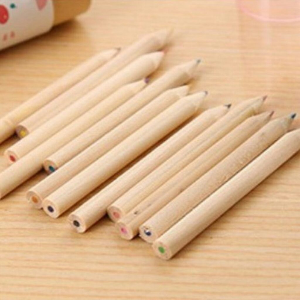 12-Colour Pencil Set with Sharpener
