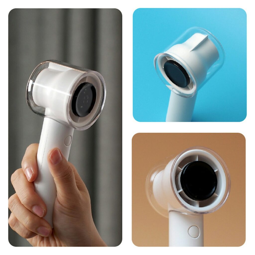 3,000mAh 100 Speed Turbo Handheld Fan with Digital Display