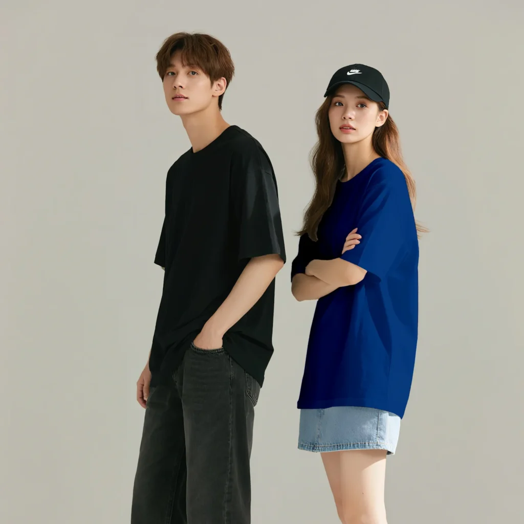 AIRLAB CoolTouch Oversized Cotton Round Neck T-Shirt