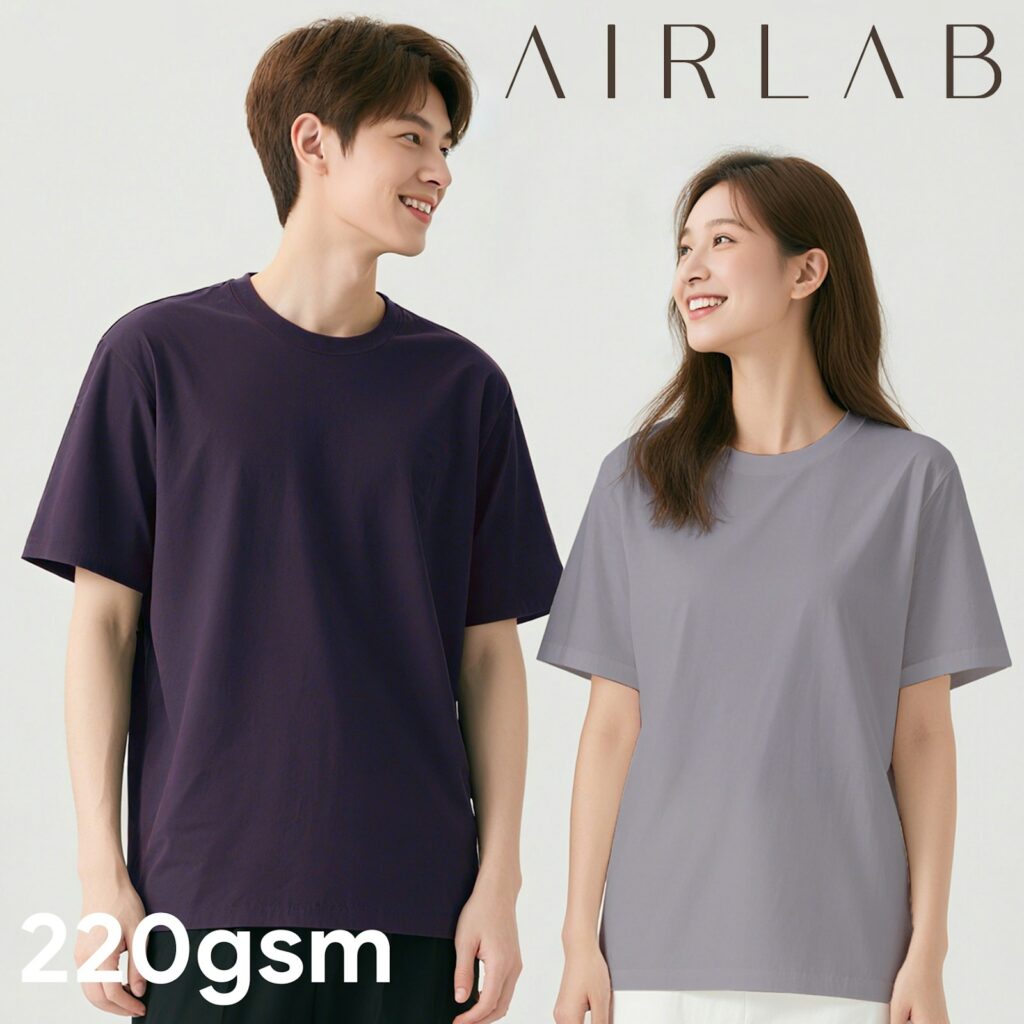 AIRLAB EcoSoft Lyocell Cotton Round Neck T-Shirt