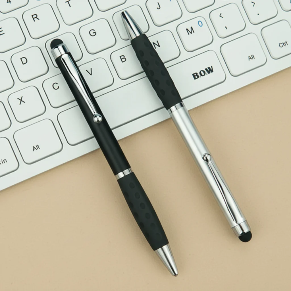 Ball Pen with Stylus (Twist-to-Write)