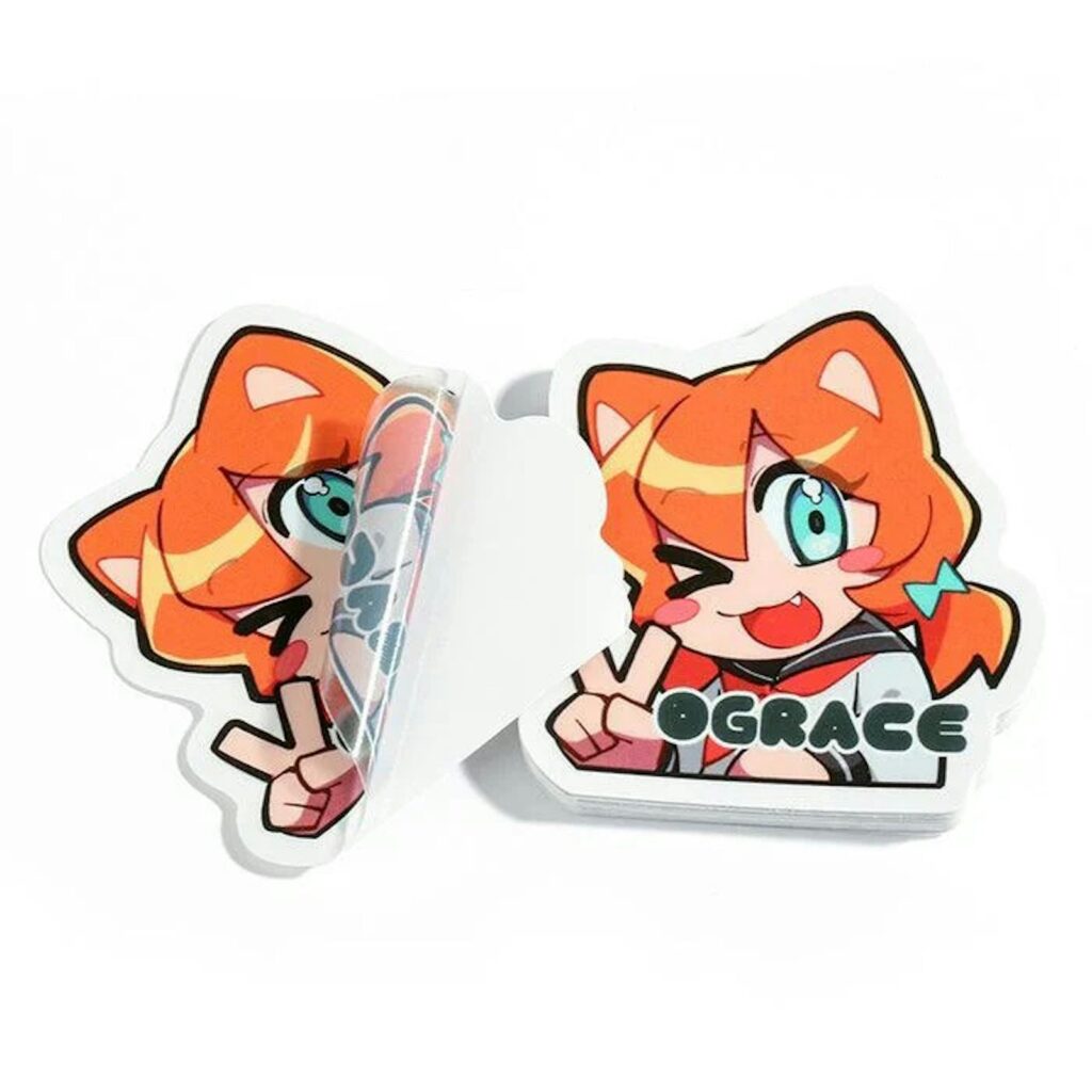 Clear Vinyl Sticker (Die-Cut)