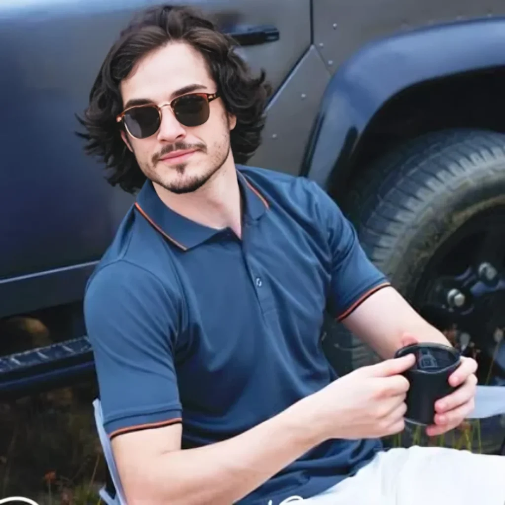 Collar Multi-Tone Dri Fit Polo T-Shirt