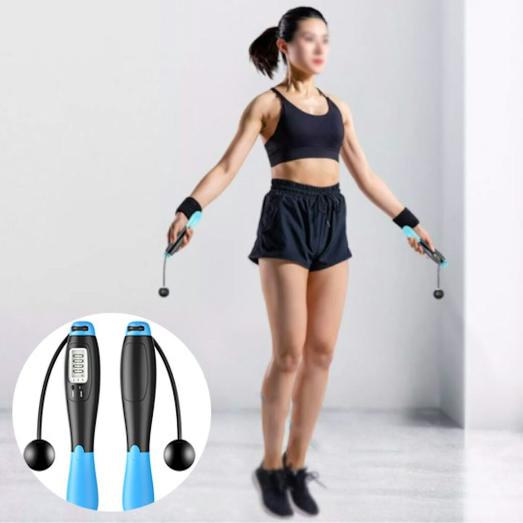 Cordless Jumping Rope with Digital Display