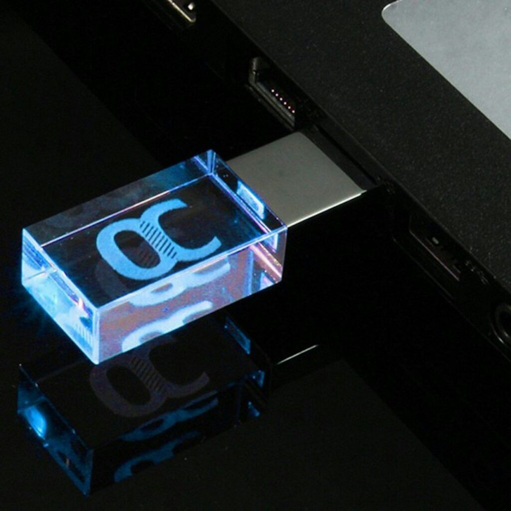 Crystal USB Thumb Drive