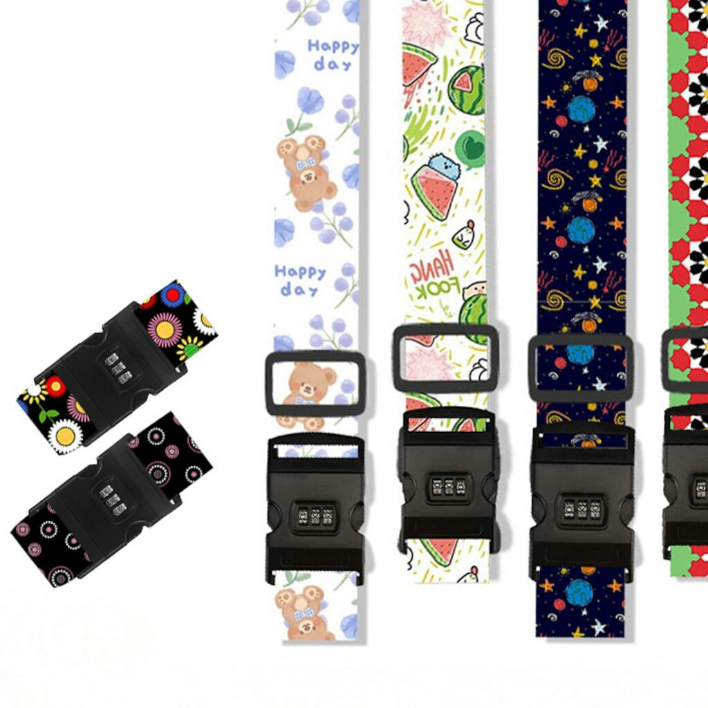 Customised Luggage Strap with Password Lock