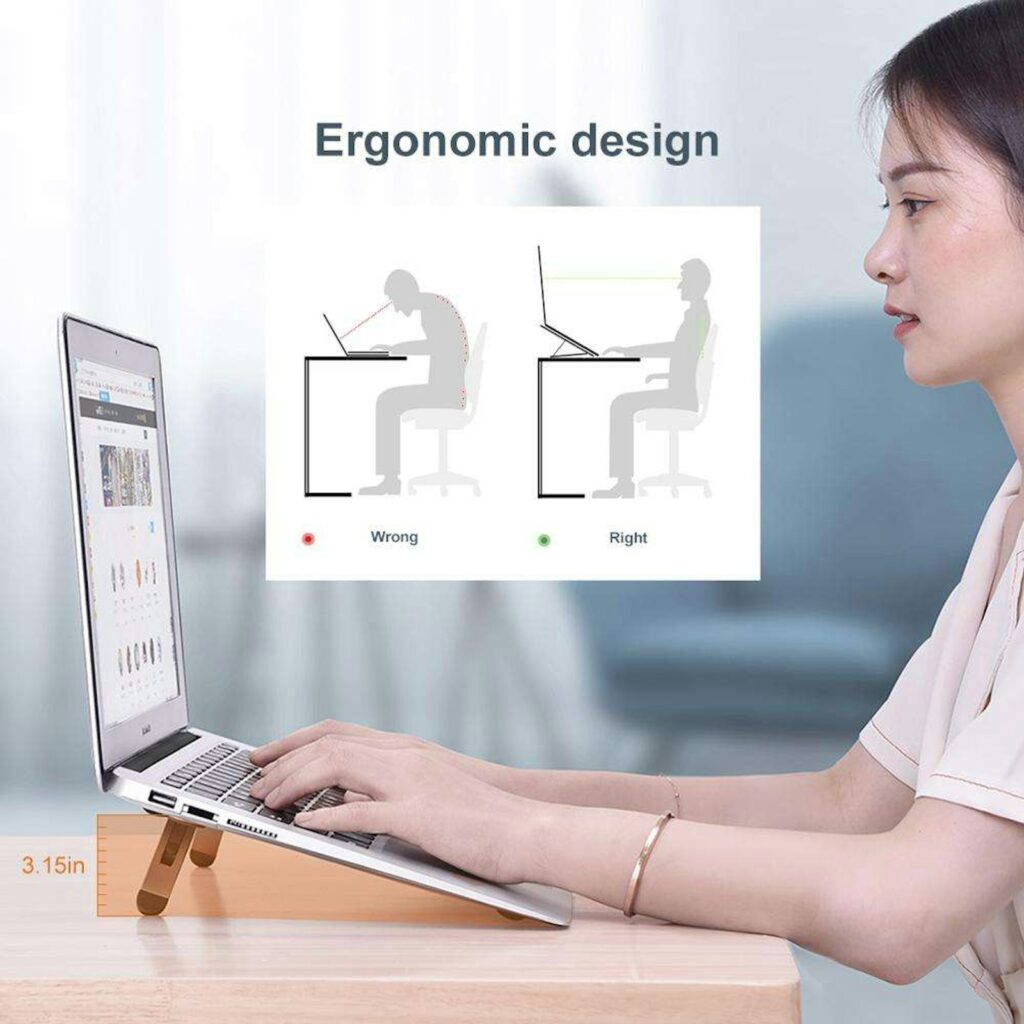 Foldable Laptop Stand (Adhesive Backing)