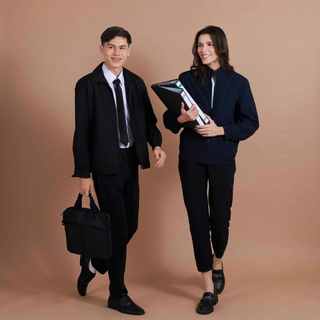 Full-Zip Executive Bomber Jacket