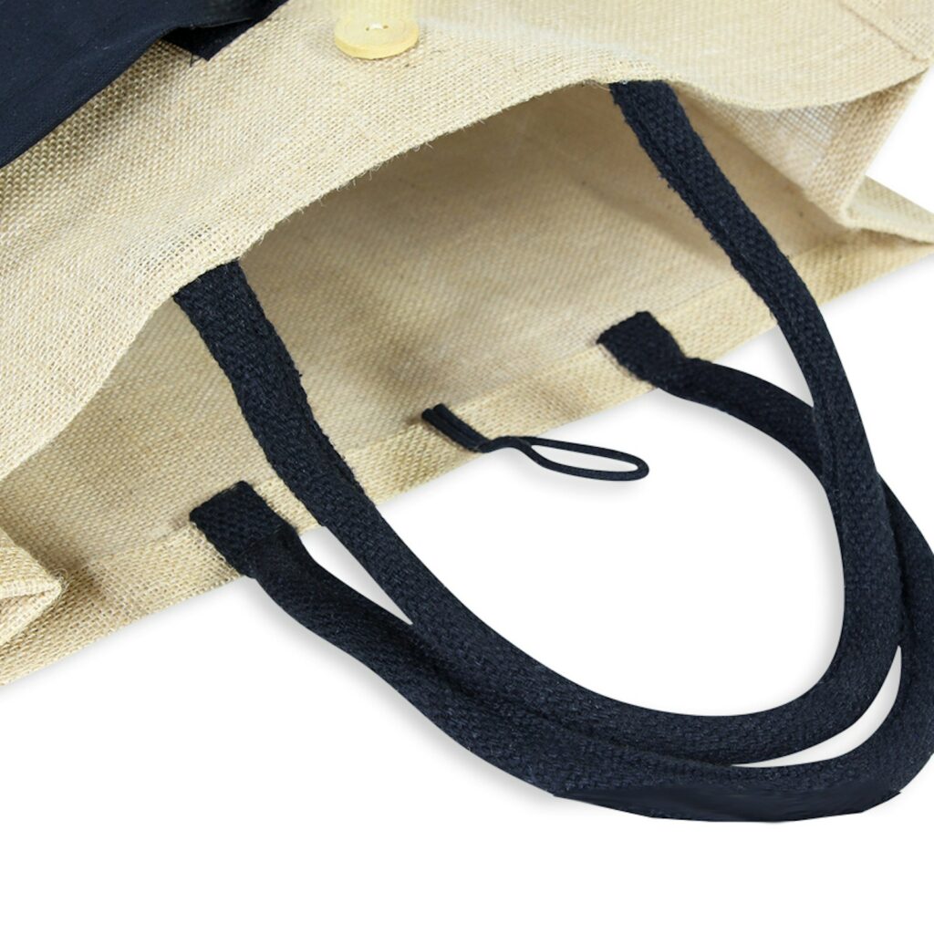 Laminated Jute Tote Bag