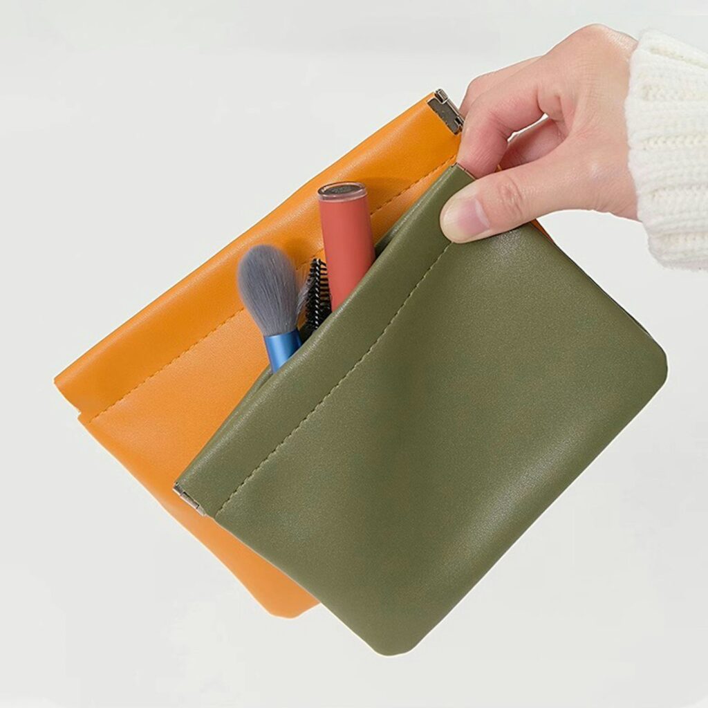 Large PU Leather Pouch (Auto-Closed Closure)