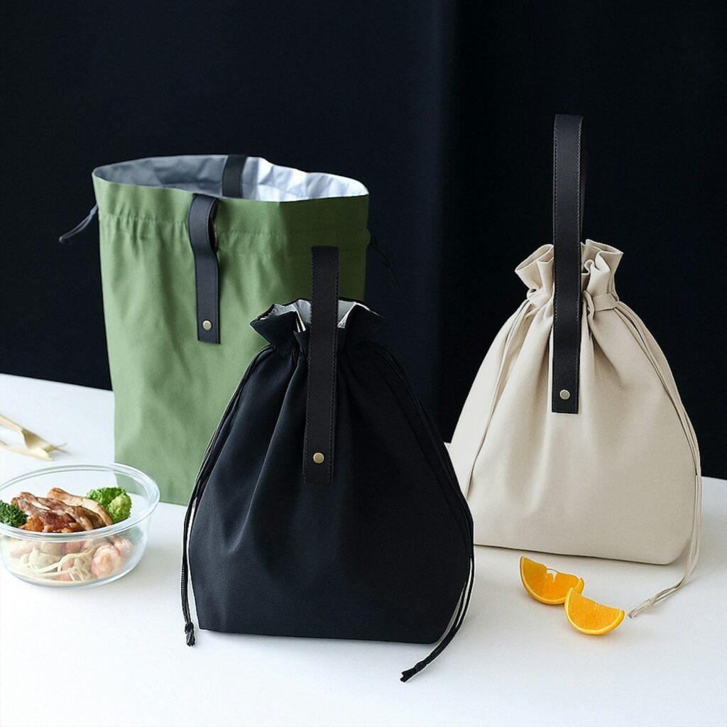 Loop Drawstring Insulated Lunch Bag
