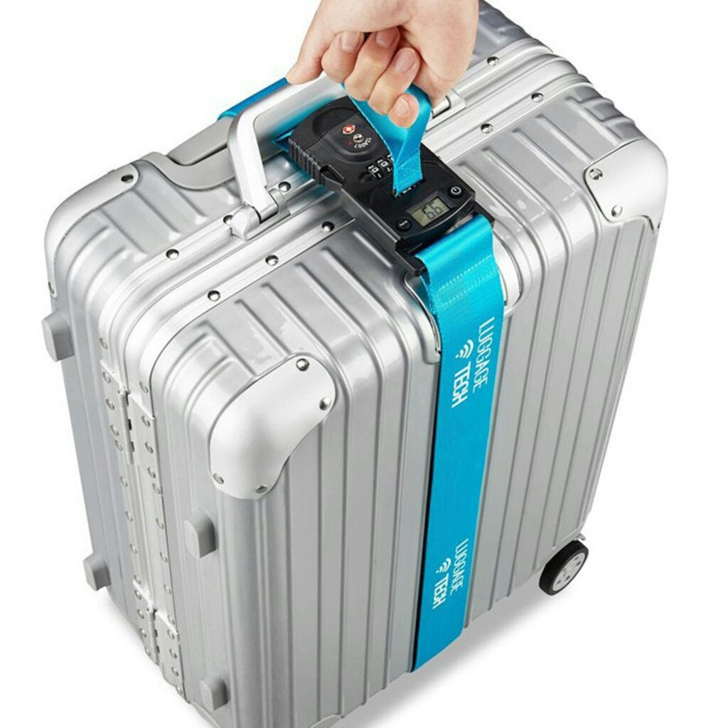 Luggage Strap with Lock and Weighing Scale