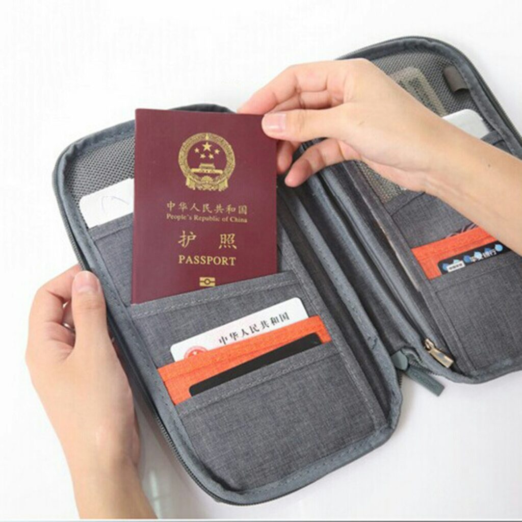 Multi-Compartment Travel Organizer (Wrist Strap Included)