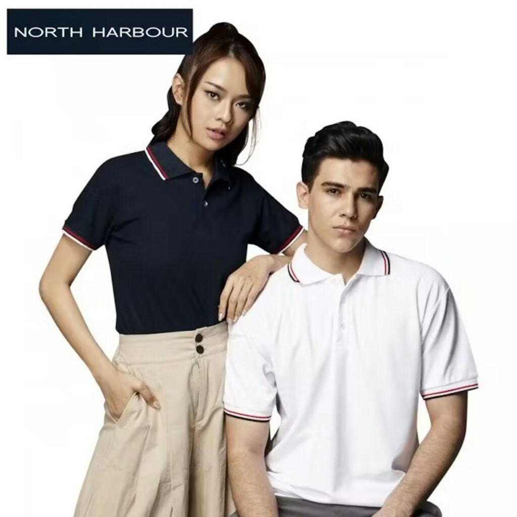 North Harbour Cotton Saffron Polo T Shirt