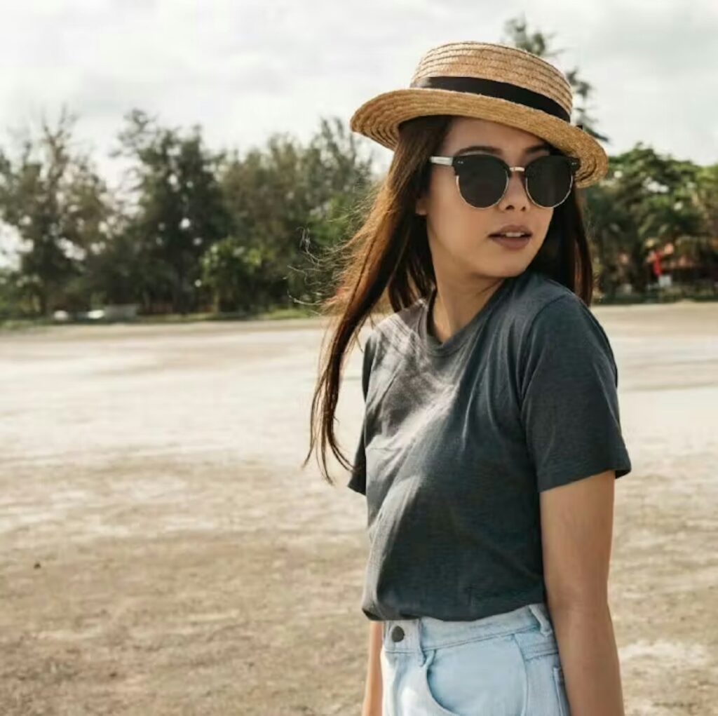 Plain Cotton Round Neck T-Shirt