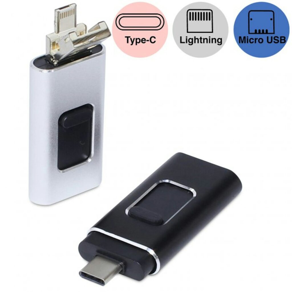Slide 4 in 1 OTG USB Thumb Drive (Type-C)