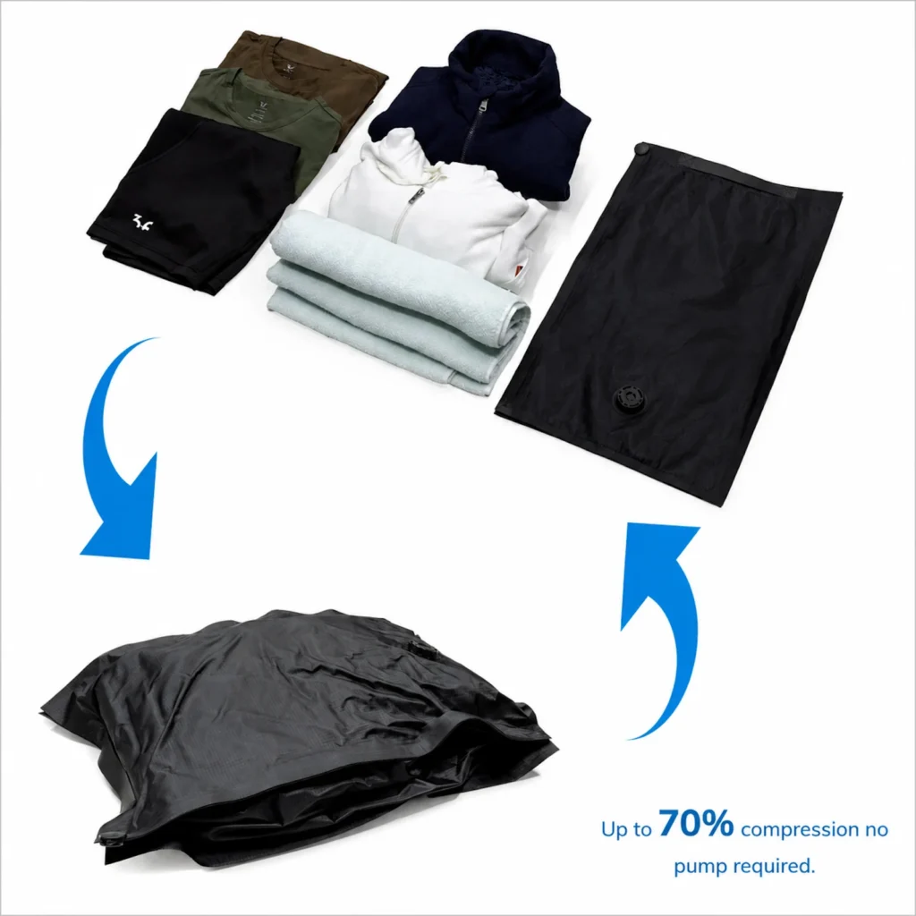 ZeroAir Compression Packing Cube
